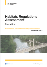 Image of the Habitats Regulations Assessment document